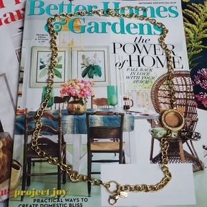 Gold Origami Owl Living Locket Necklace